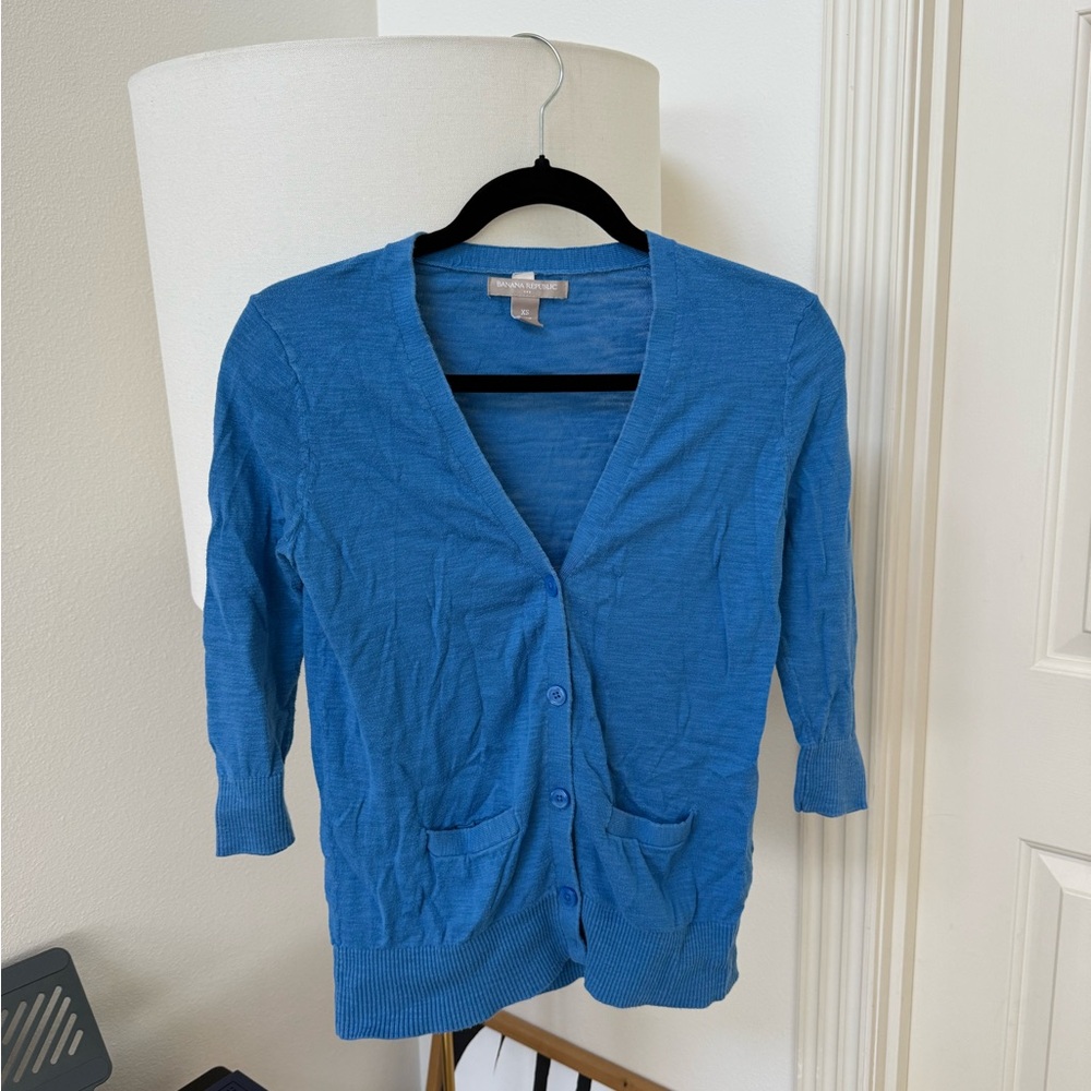 Banana Republic Vibrant Blue Women's Cardigan